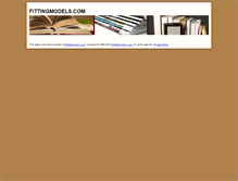 Tablet Screenshot of fittingmodels.com